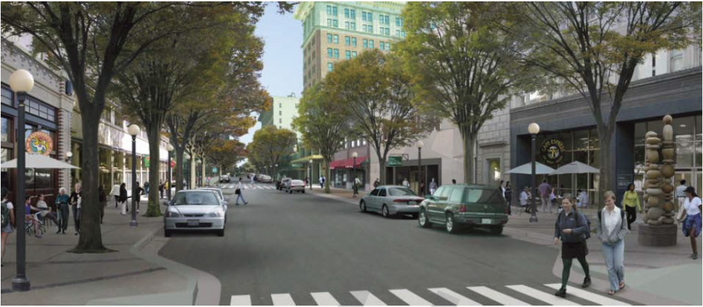 Fulton Mall Option 1 Photo Depiction
