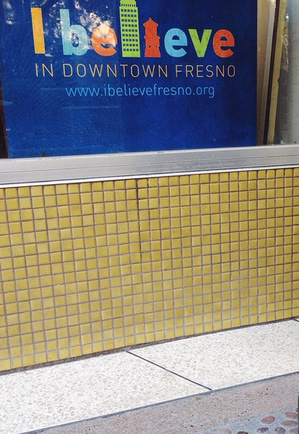 Downtown Academy - I Believe in Downtown Fresno Sign